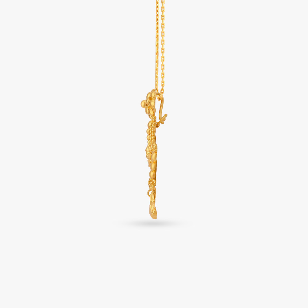 Blossom Cascade Gold Maang Tikka,,hi-res image number null