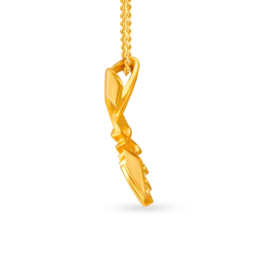 Bewitching Gold Pendant and Earrings Set,,hi-res image number null