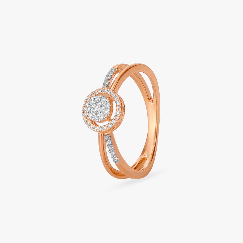 Blush Circle Diamond Ring,,hi-res image number null