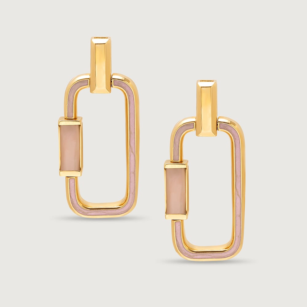 Dynamic Flip Pink Opal 18KT Drop Earring,,hi-res image number null