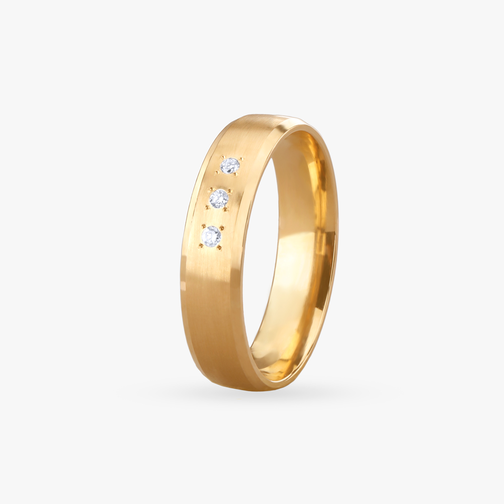 Subtle Spark Diamond Finger Ring For Men,,hi-res image number null