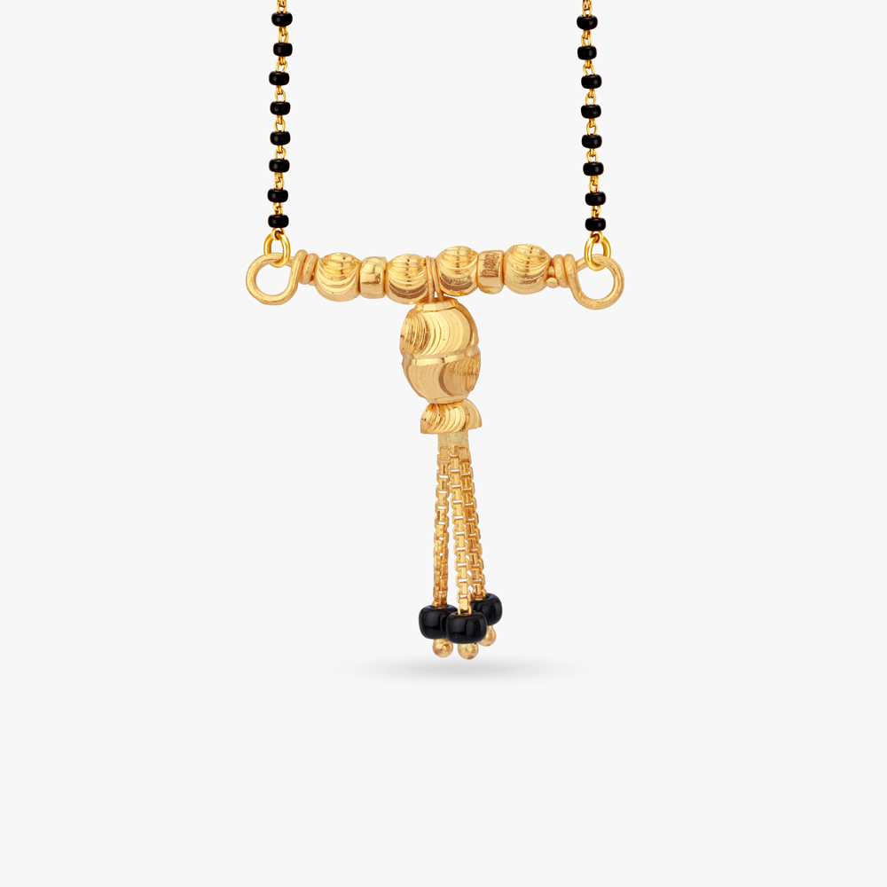 

Bead Tassel Gold Pendant