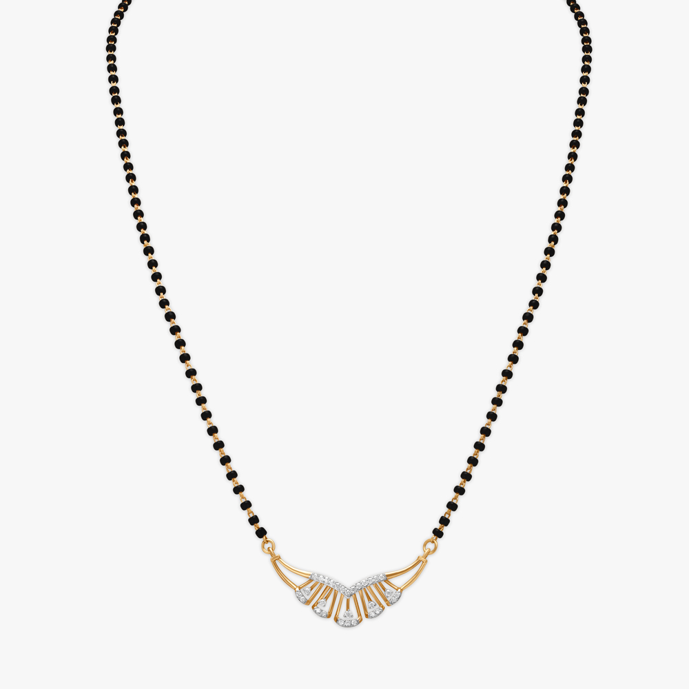 Divine Dazzle Diamond Mangalsutra,,hi-res image number null