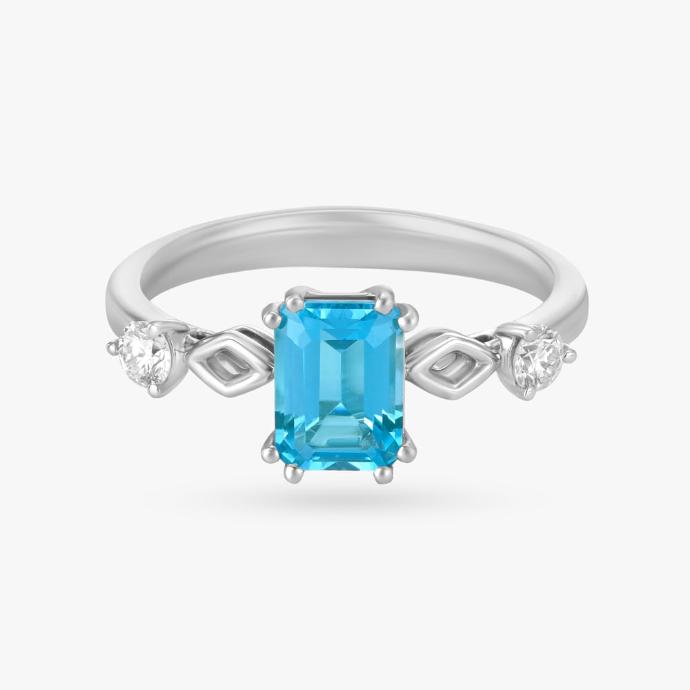 Serene Topaz and Diamond Ring,,hi-res image number null
