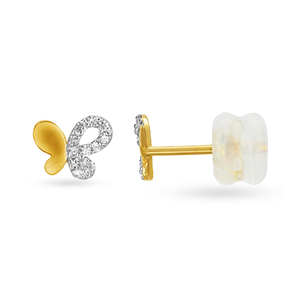 Tanishq butterfly earrings on sale