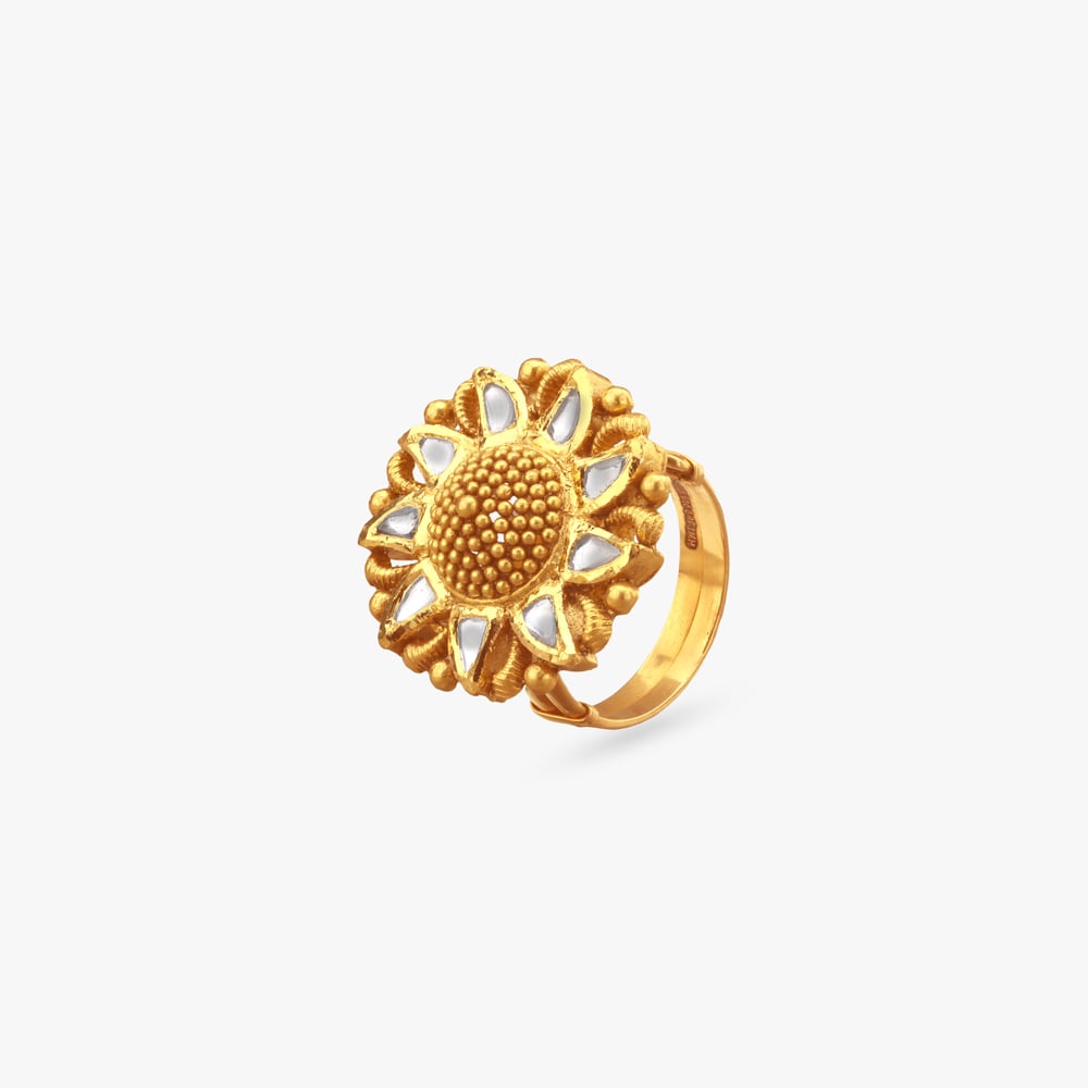 Swarna Kamal Gold Ring,,hi-res image number null
