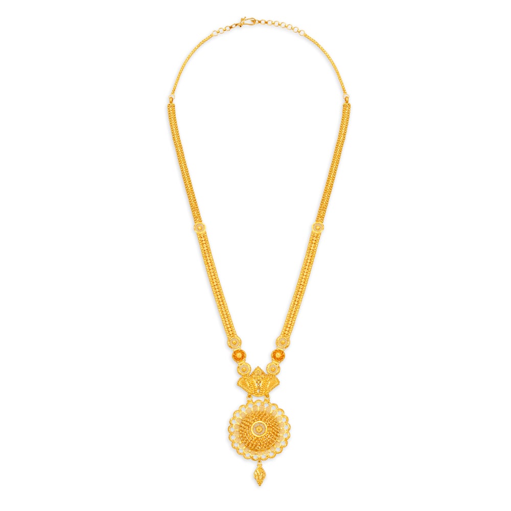 Hypnotic Gold Haaram for All Indian Brides,,hi-res image number null