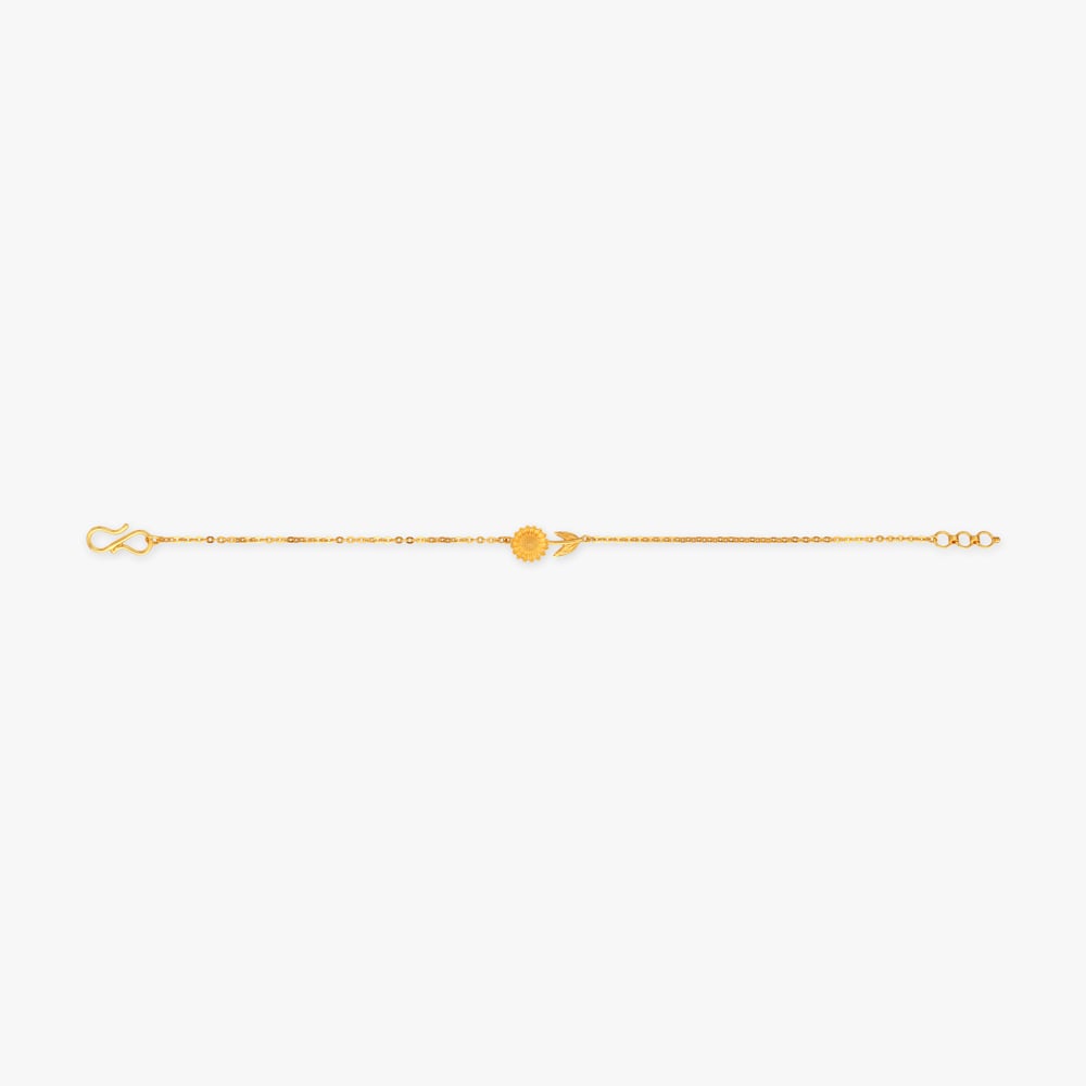 Sunlit Petals Gold Bracelet,,hi-res image number null