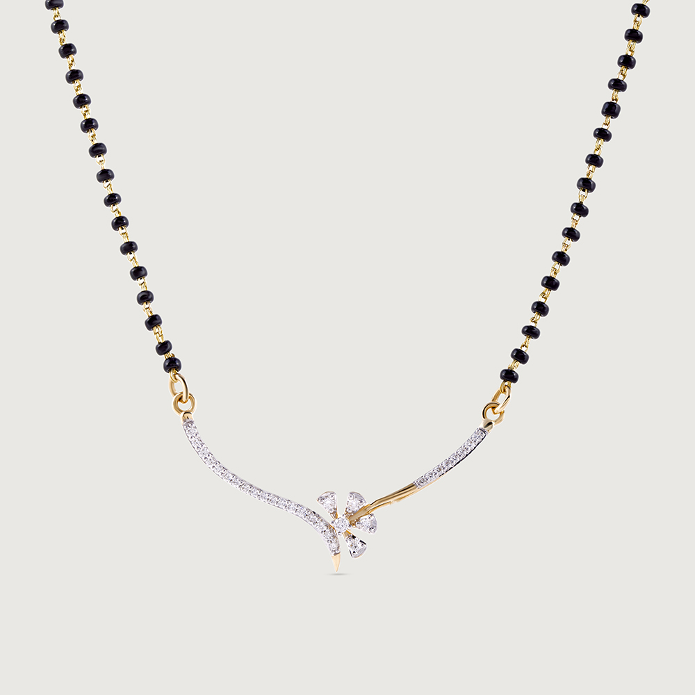 Starry Embrace Gold and Diamond Mangalsutra,,hi-res image number null