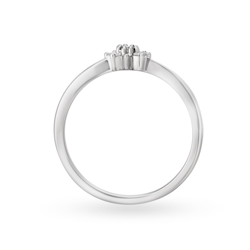 Winter Bloom Platinum and Diamond Ring,,hi-res image number null