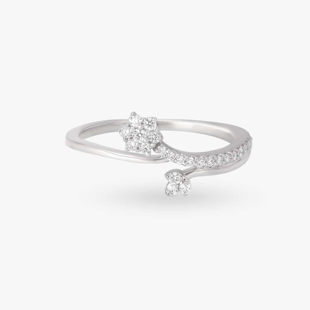 Entwine Diamond Finger Ring,,hi-res image number null