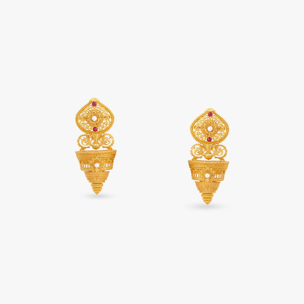 Surreal Wonderland Gold Necklace Set,,hi-res image number null