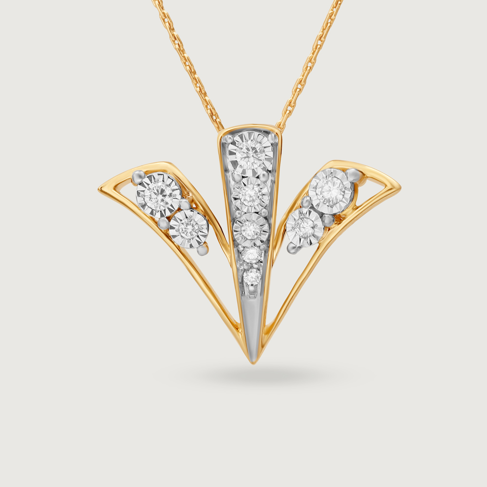 The Optimistic Radiance 14KT Diamond Pendant,,hi-res image number null
