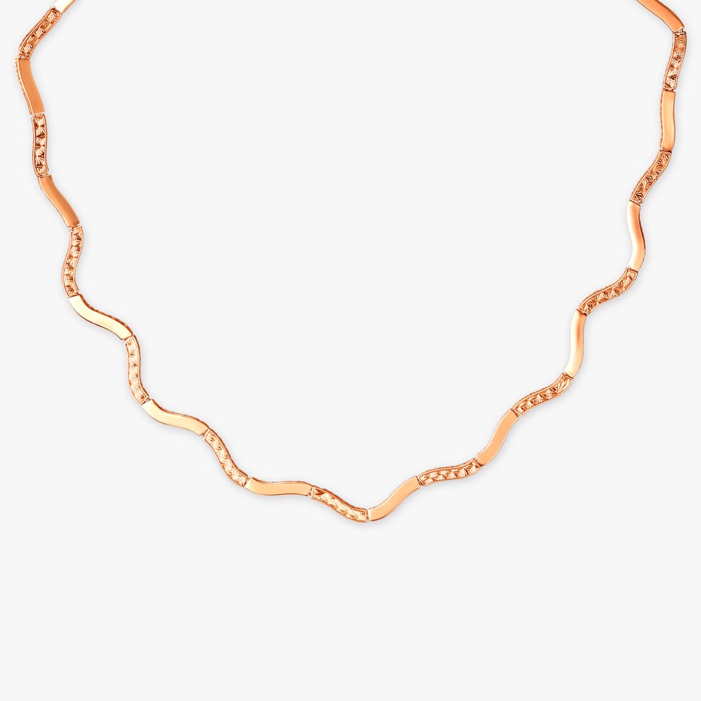 Gleaming Mirage Rose Gold Necklace,,hi-res image number null