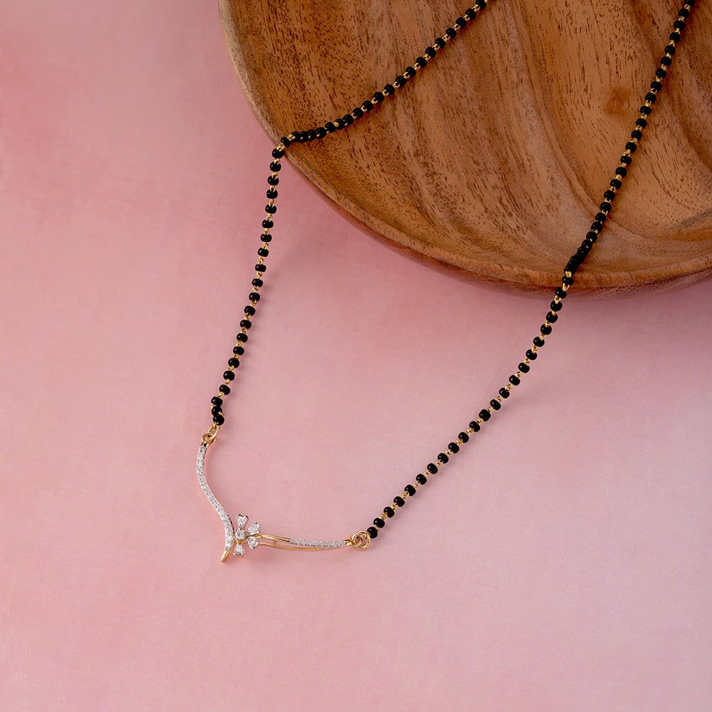 Starry Embrace Gold and Diamond Mangalsutra,,hi-res image number null