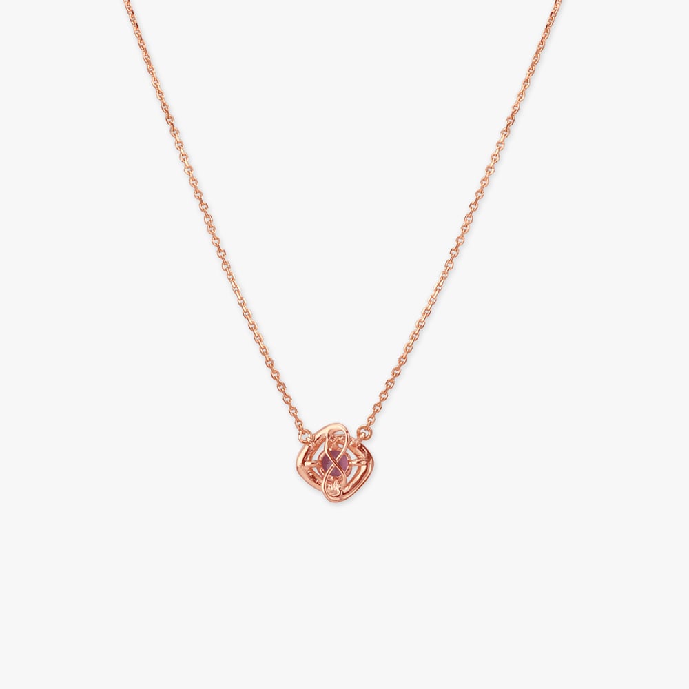Pink Twilight Diamond Necklace Set,,hi-res image number null