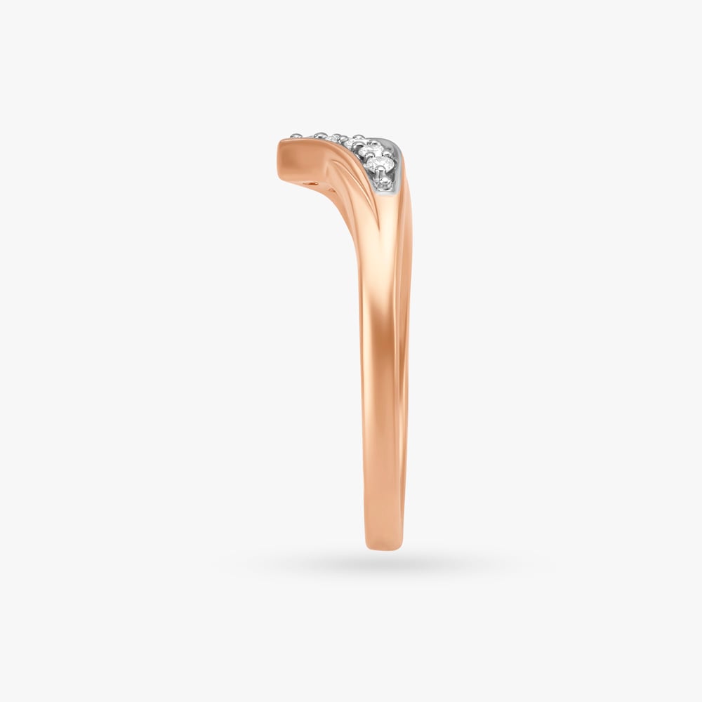 Elegant V Diamond Ring,,hi-res image number null