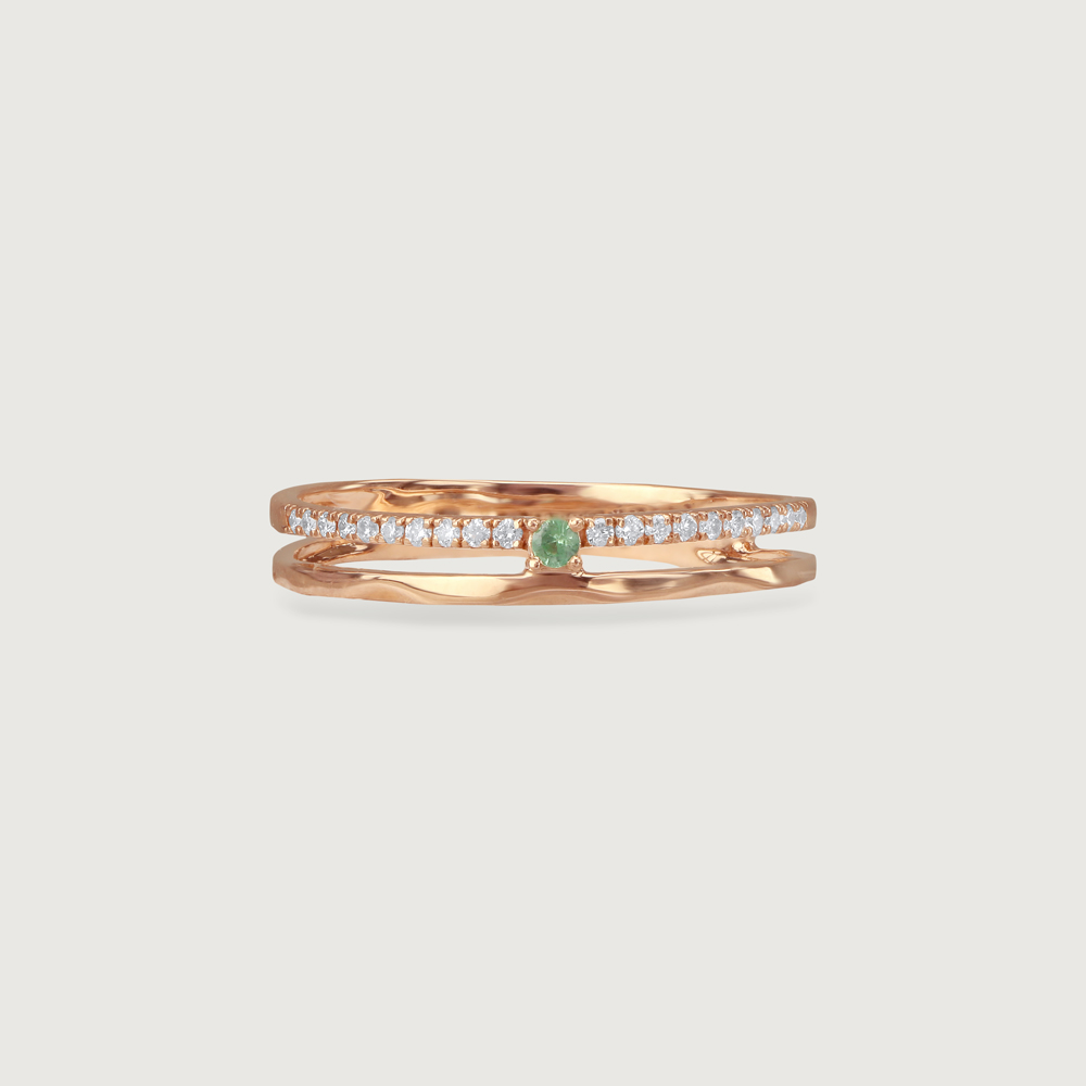 Lime Glint Diamond Ring,,hi-res image number null