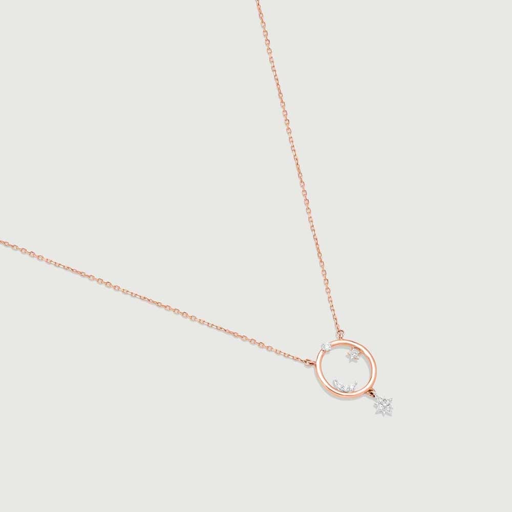 Starry Whirl Diamond Necklace,,hi-res image number null