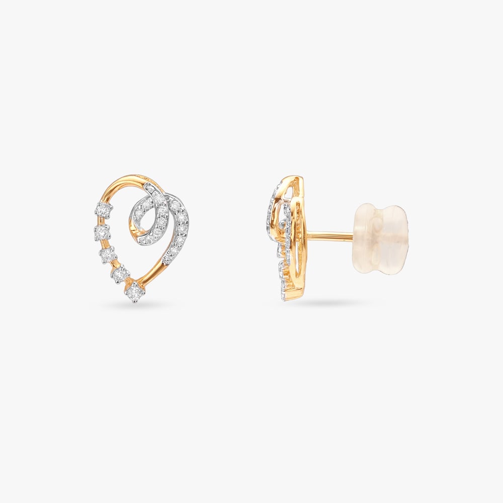 Spiralled Spark Diamond Pendant and Earrings Set,,hi-res image number null