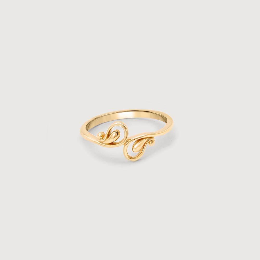 Twisty Charm Gold Ring,,hi-res image number null