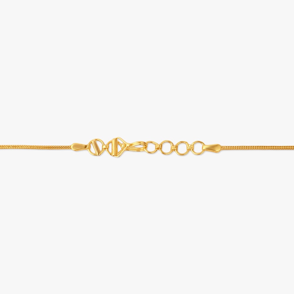 Ridged Bead Leaf Mangalsutra,,hi-res image number null