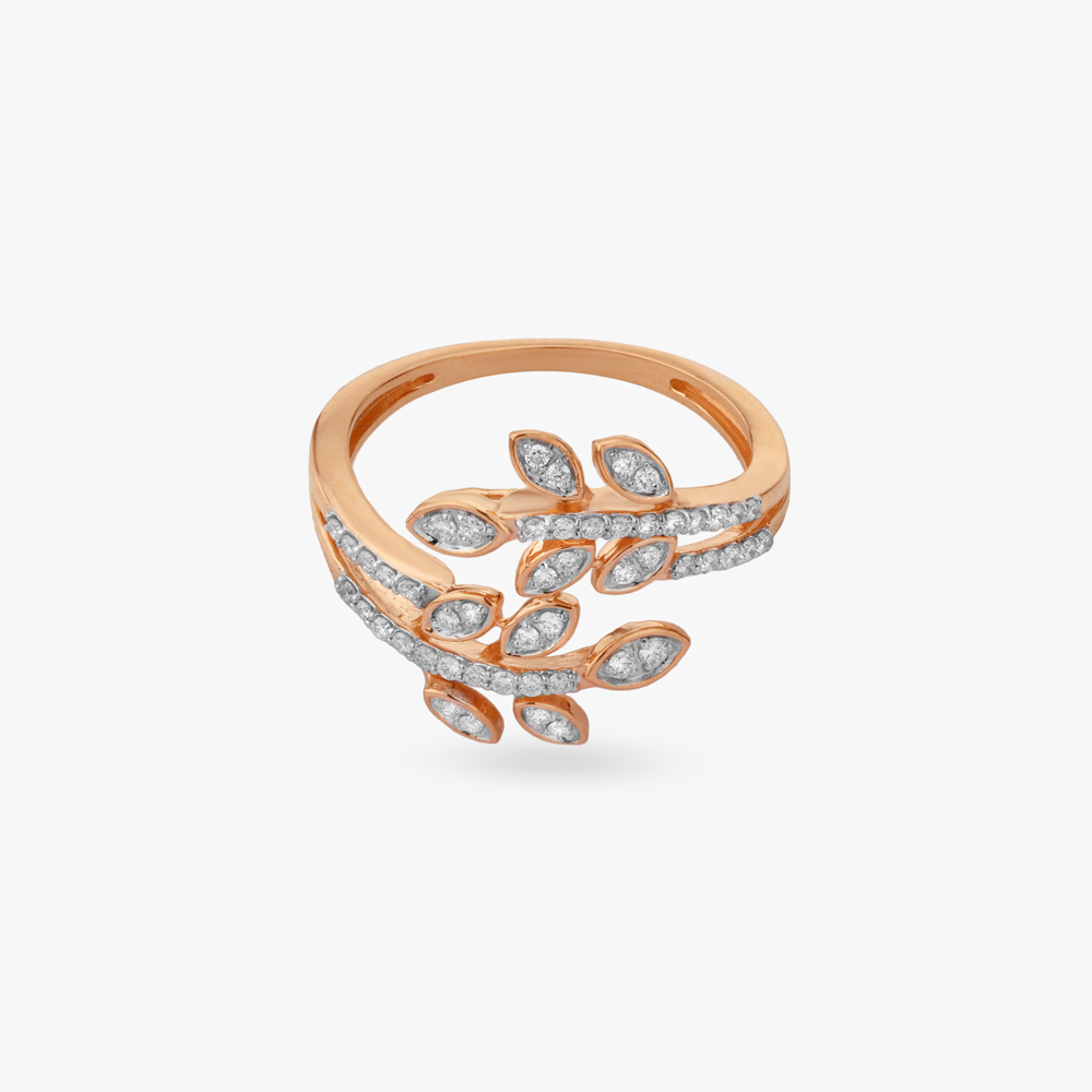 Leaf Trail Diamond Ring,,hi-res image number null