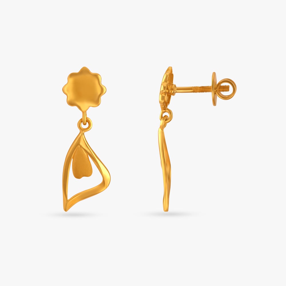 Abstract Minimal Drop Earrings,,hi-res image number null