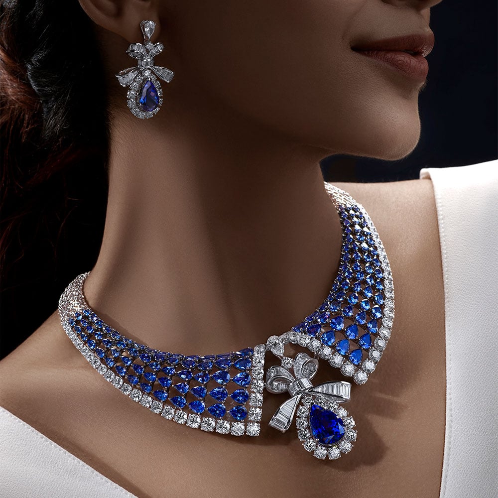 Indigo Legacy Diamond Necklace Set,,hi-res image number null