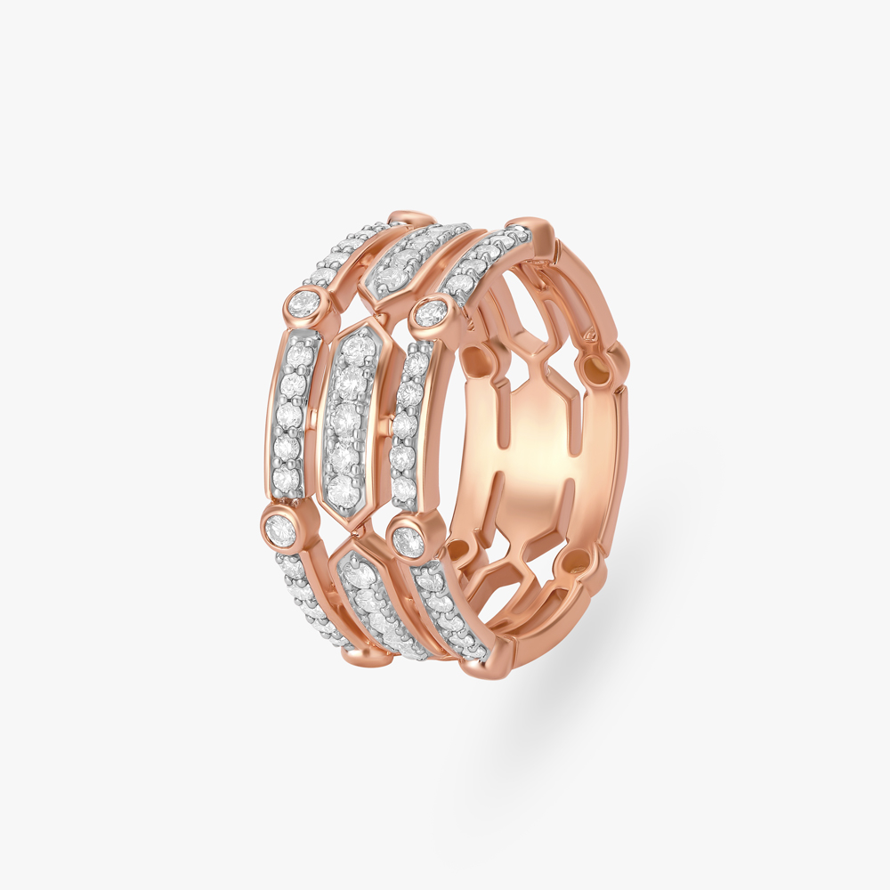 Rose gold deals rings tanishq