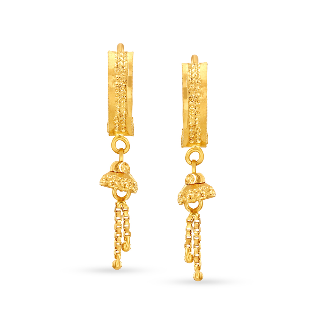 

Enchanting Gold Hoop Earrings