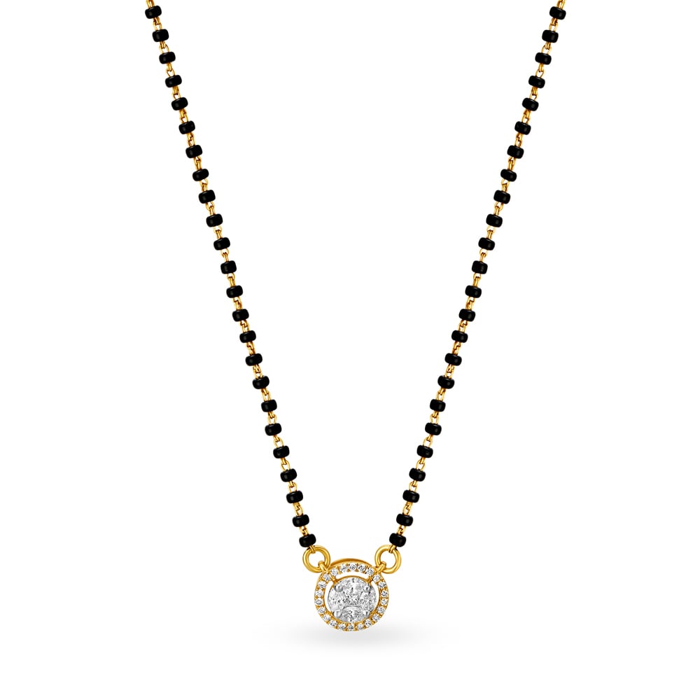Radiant Diamond Mangalsutra,,hi-res image number null