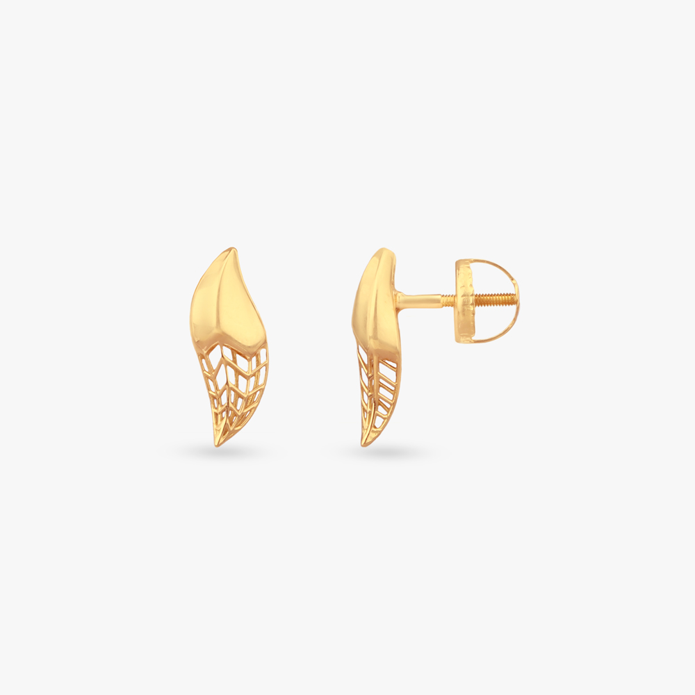 Veil Wing Gold Pendant and Earring Set,,hi-res image number null