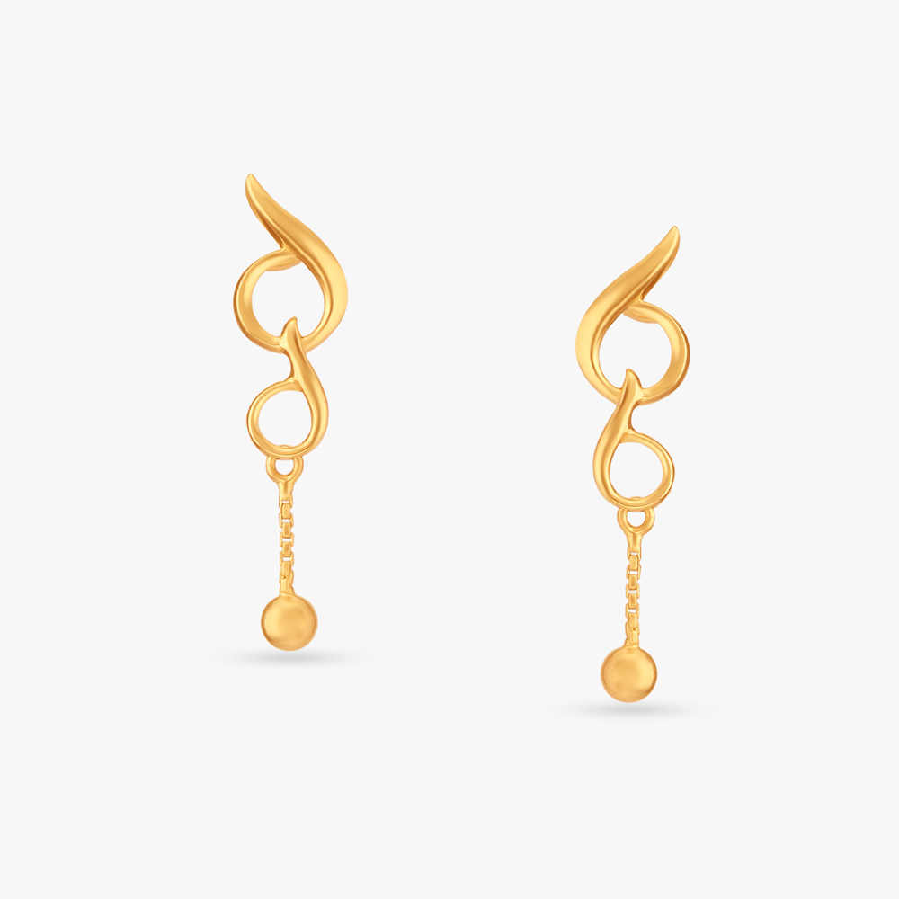 Sophisticated Slender Drop Earrings,,hi-res image number null