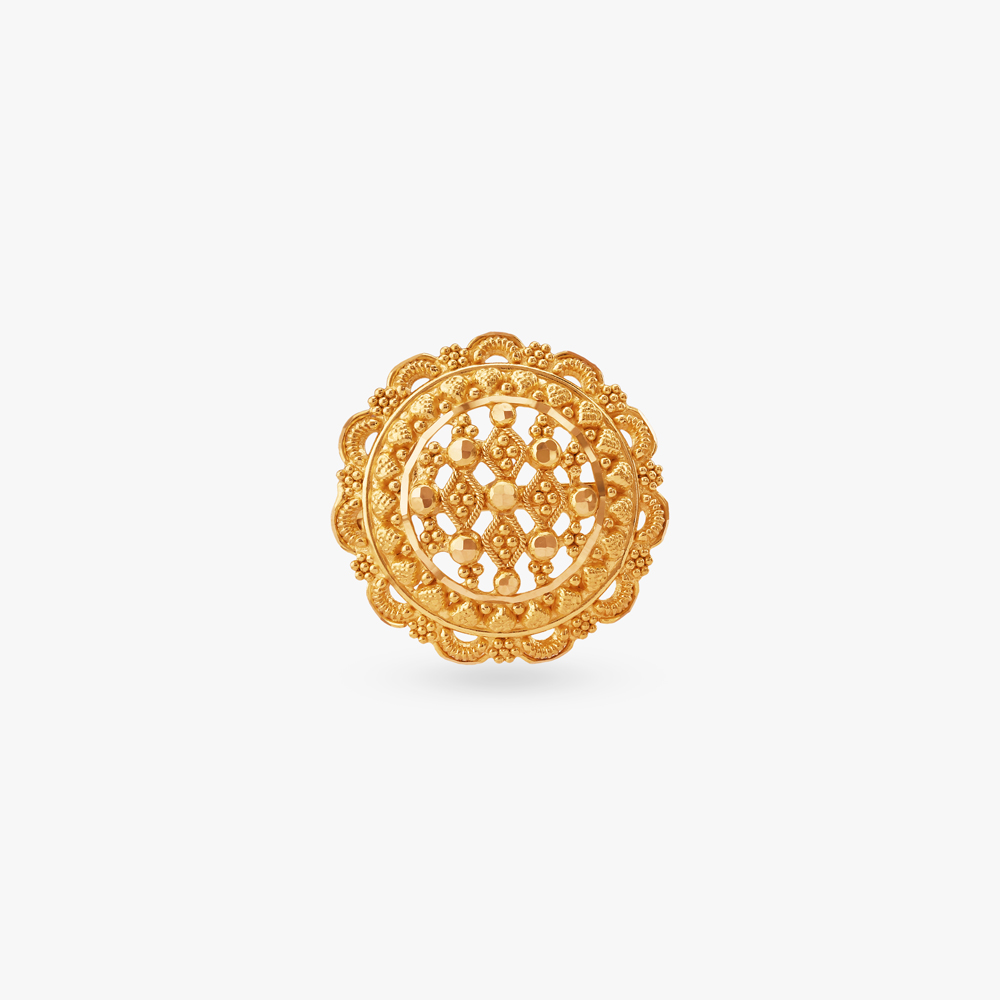Legacy Bloom Gold Ring,,hi-res image number null
