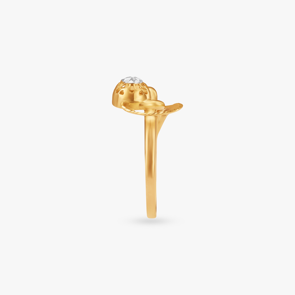 Gleaming Orbit Gold Ring,,hi-res image number null