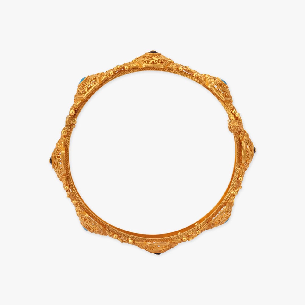 Starlit Rhythm Gold Bangle,,hi-res image number null