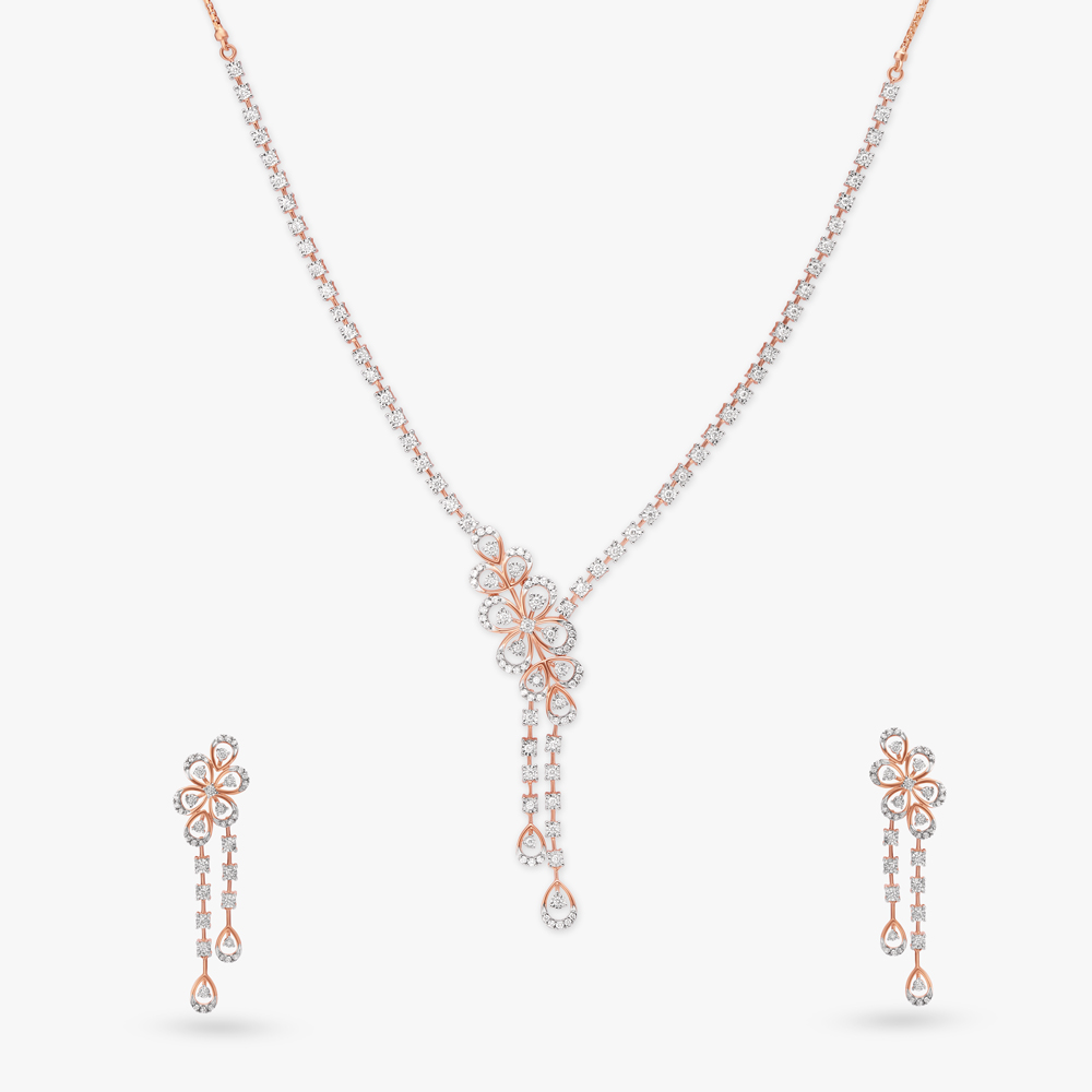

Cascade Diamond Necklace Set