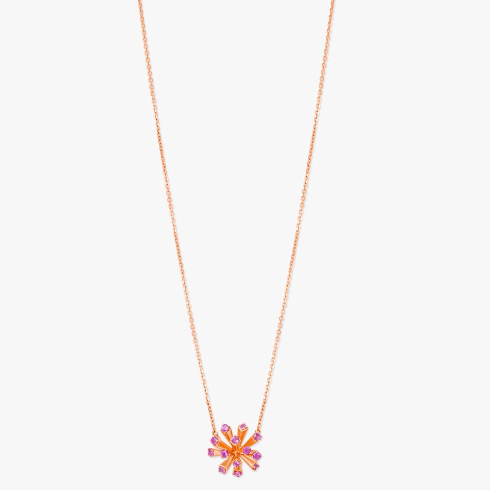 Chromatic Spark Gold Pendant with Chain,,hi-res image number null