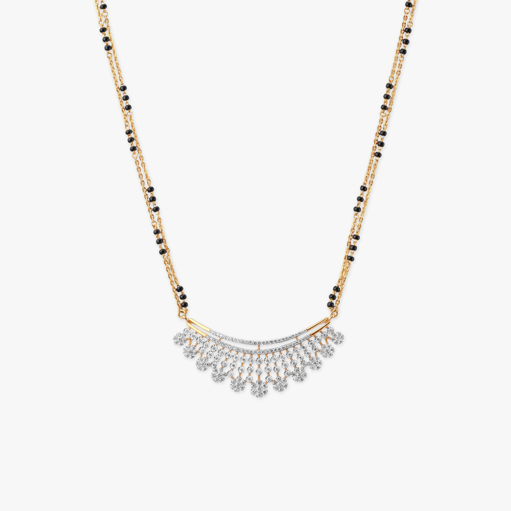 

Glam Flow Diamond Mangalsutra
