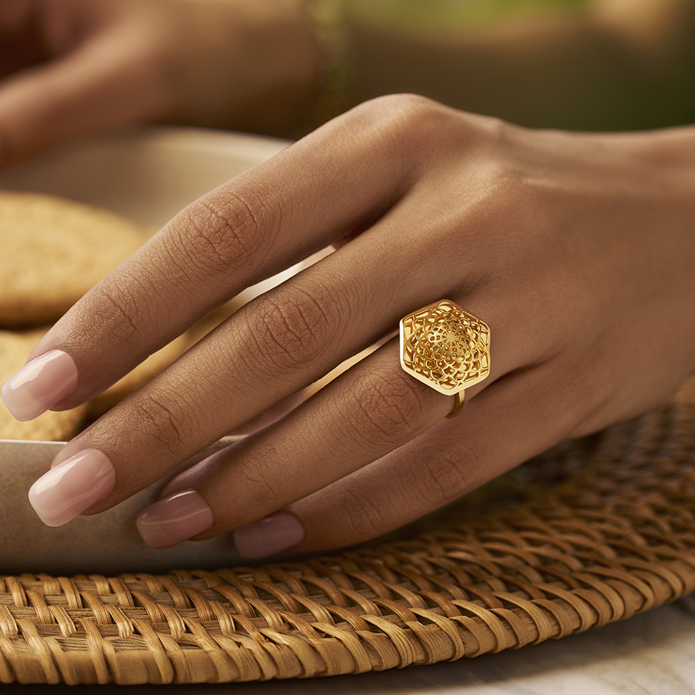 Graceful Charm Floral Ring,,hi-res image number null