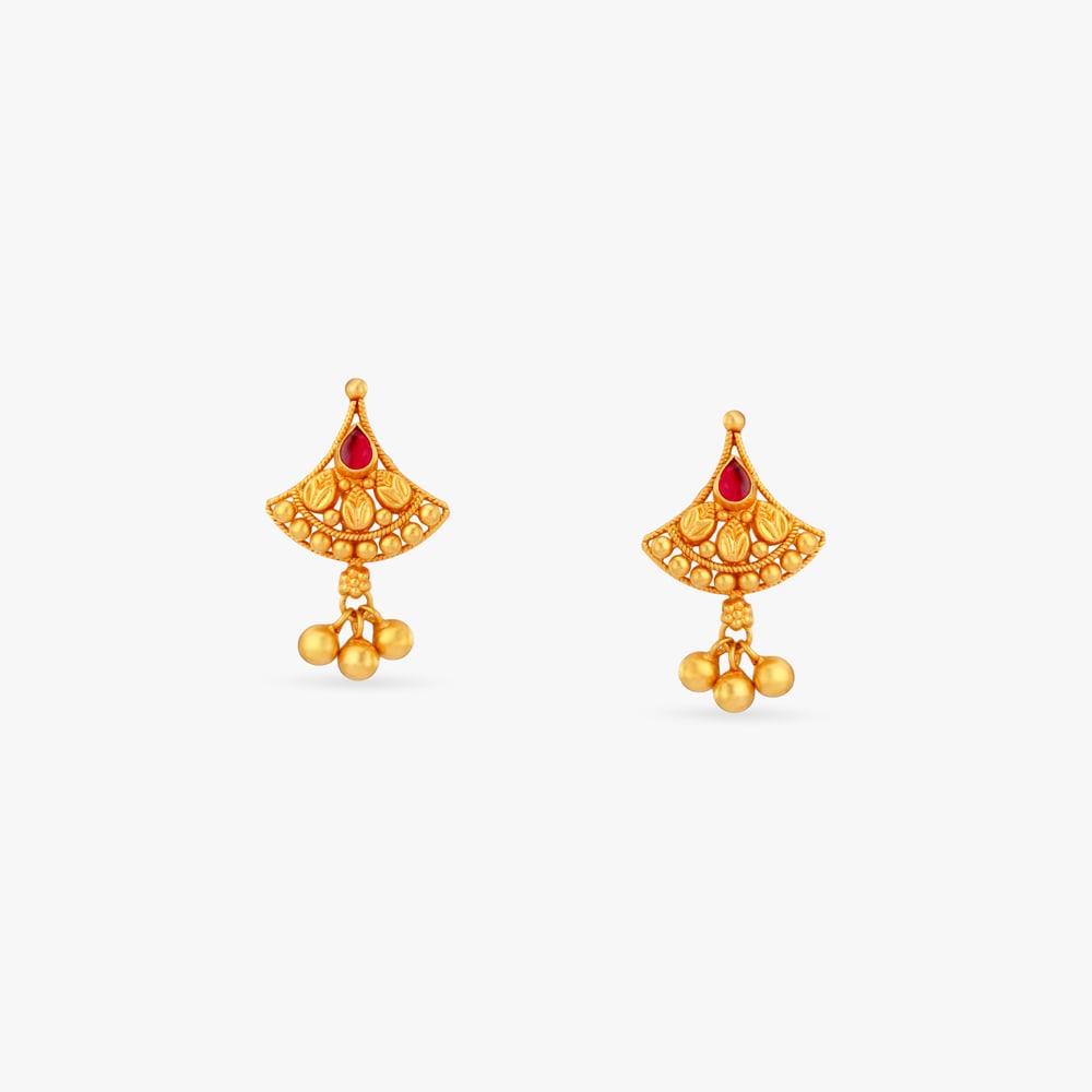 Floral Rhythm Gold Necklace Set,,hi-res image number null