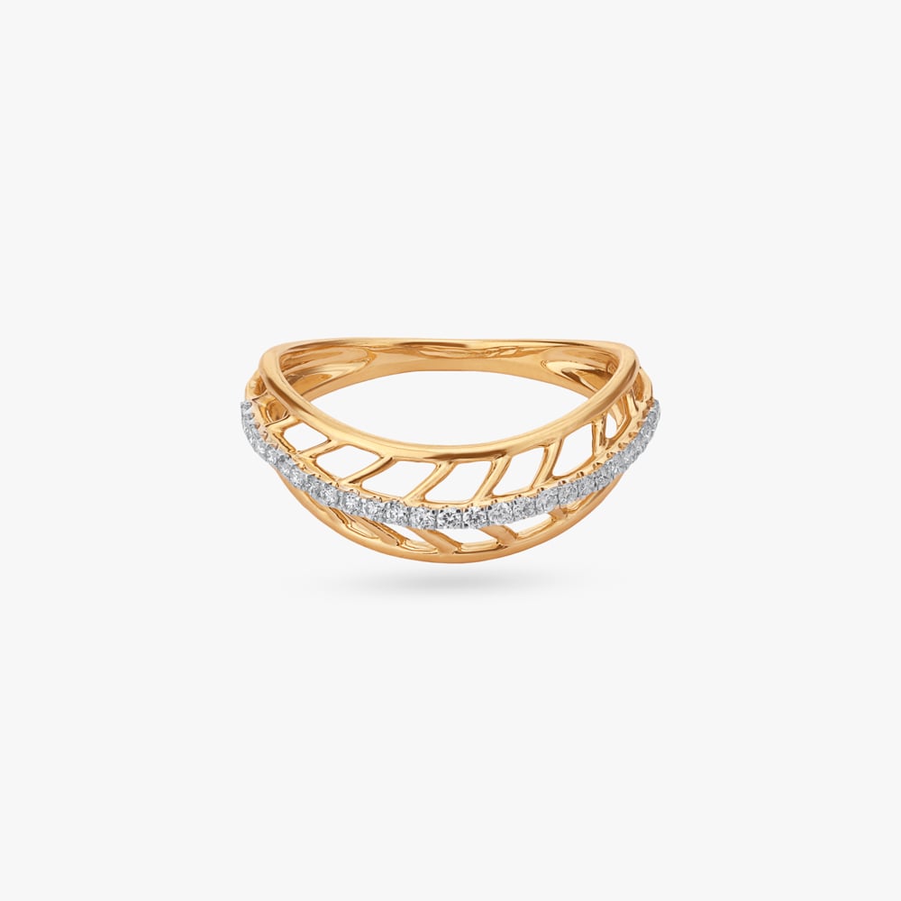Twist Lattice Diamond Ring,,hi-res image number null