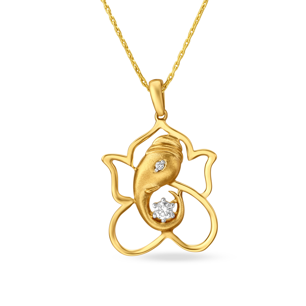 Ganesh pendant silver shop tanishq