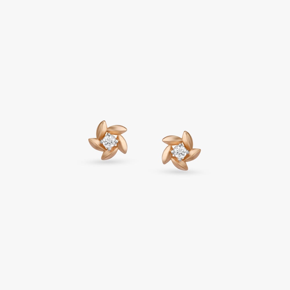 

Pinwheel Bloom Diamond Stud Earrings