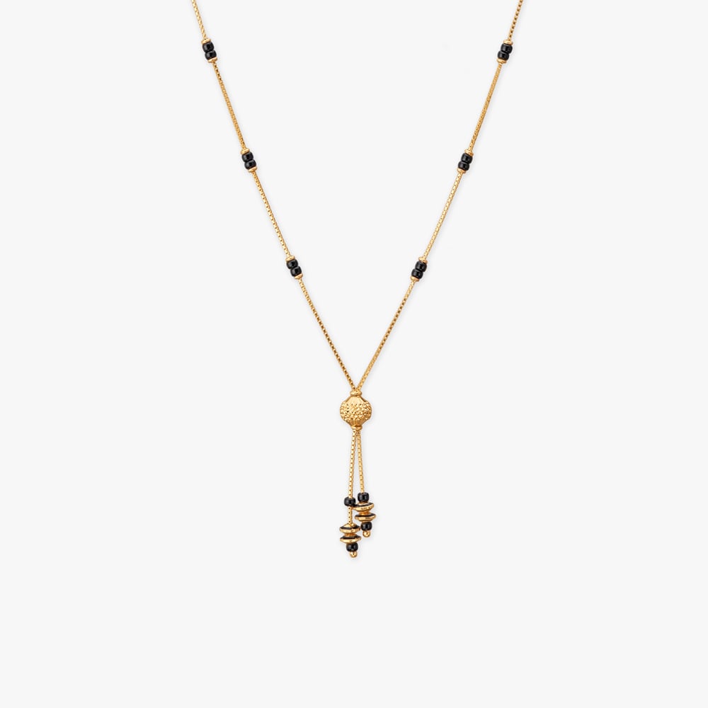 

Tassel Drift Gold Mangalsutra