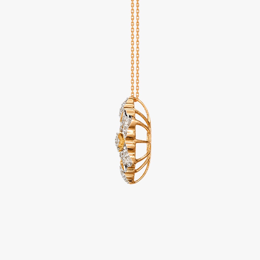 Aurora Bloom Diamond Pendant,,hi-res image number null