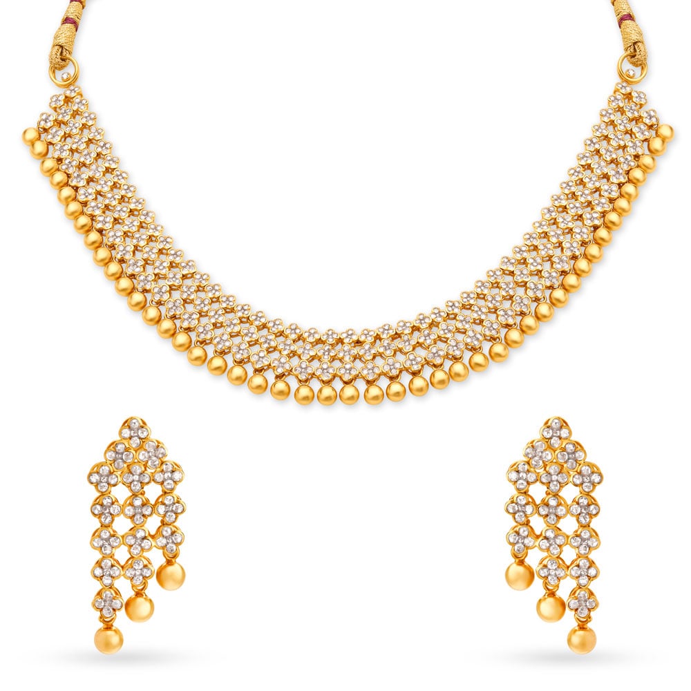 Exquisite Gold Necklace Set for the Telugu Bride,,hi-res image number null