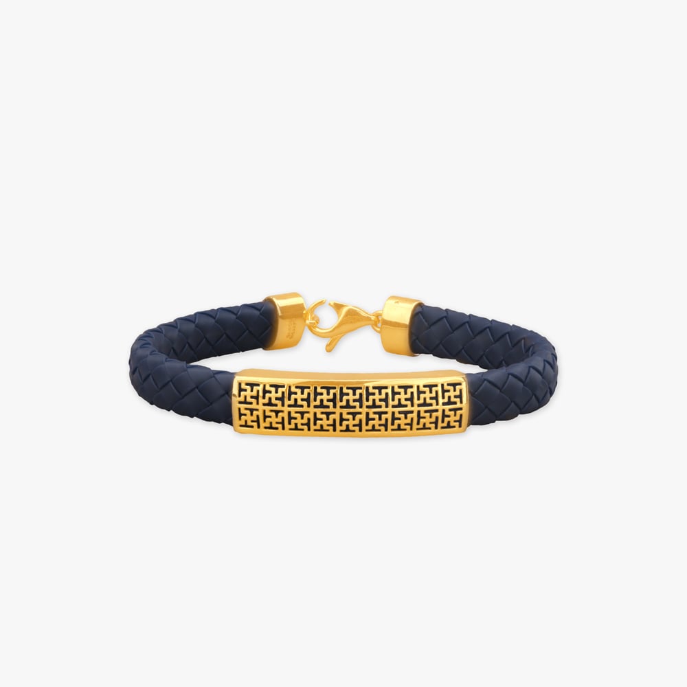 

Urban Maze Gold Bracelet for Men