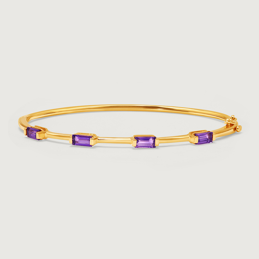 Violet Velvet 14KT Amethyst Bangle,,hi-res image number null